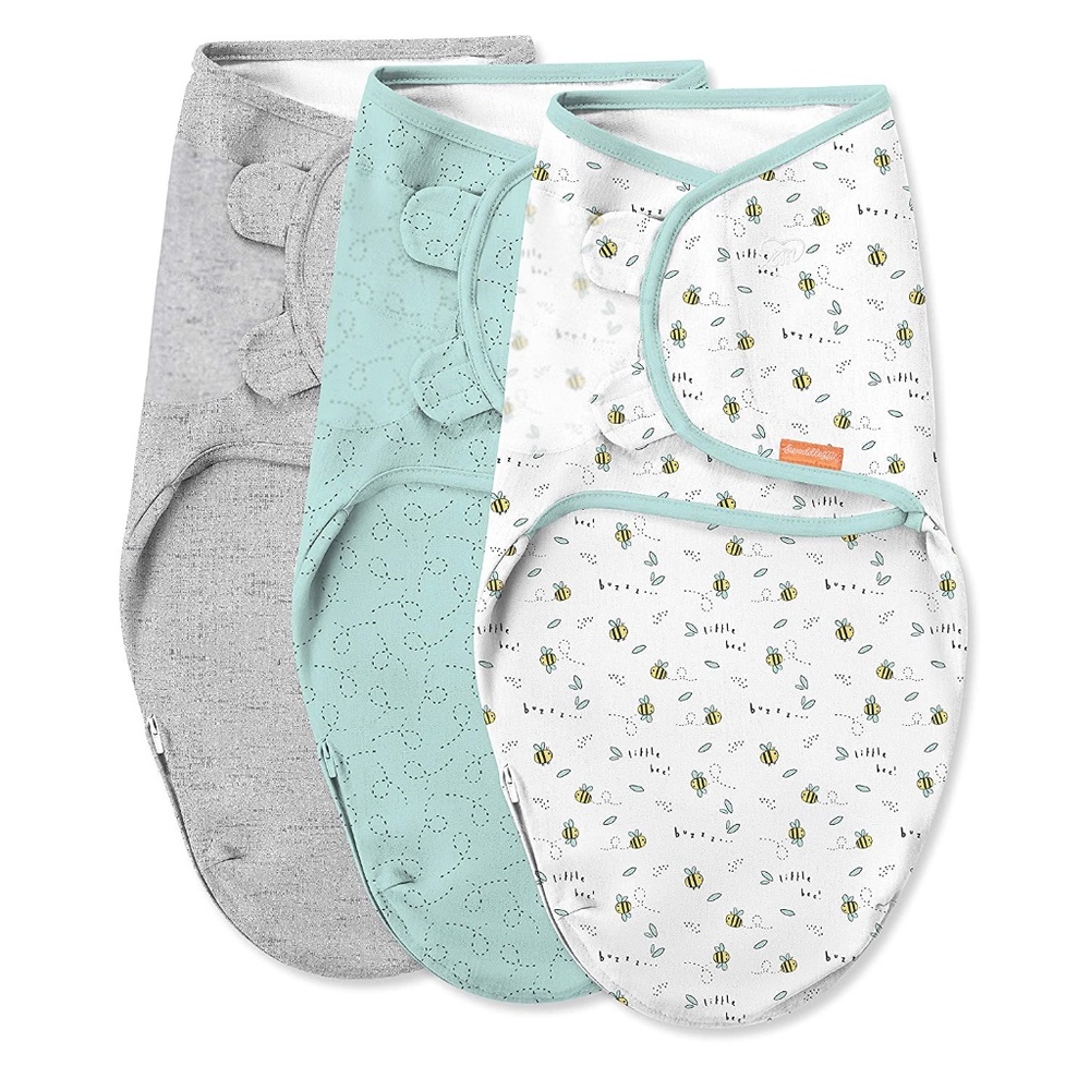 SwaddleMe Easy Change Swaddle - Size Small/Medium, 0-3 Months. 3 Pack